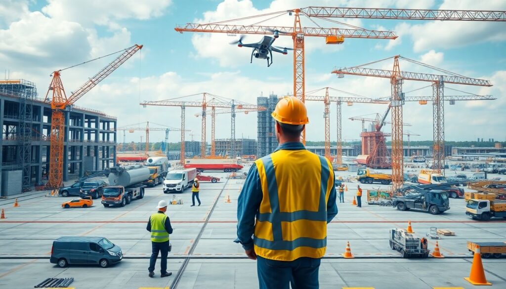 Организация строительных площадок: безопасность и логистика - иллюстрация