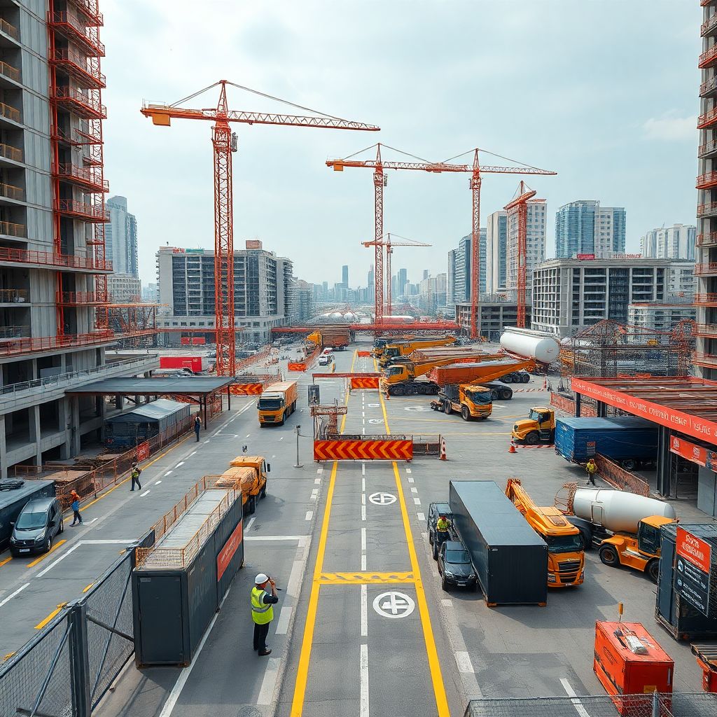 Организация строительных площадок: безопасность работ и эффективная логистика