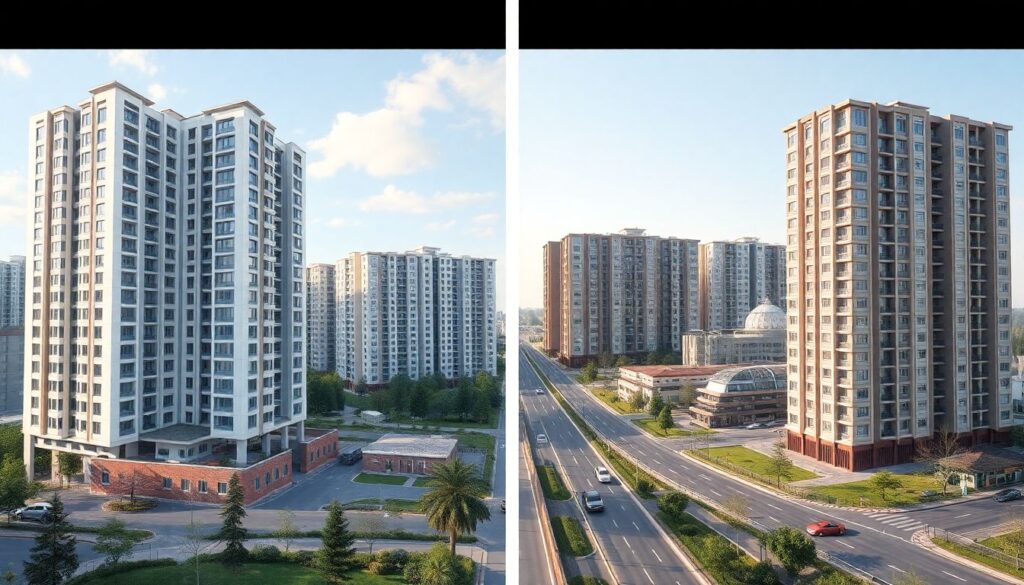 Строительная смежность и инфрастуктура вокруг ЖК - иллюстрация