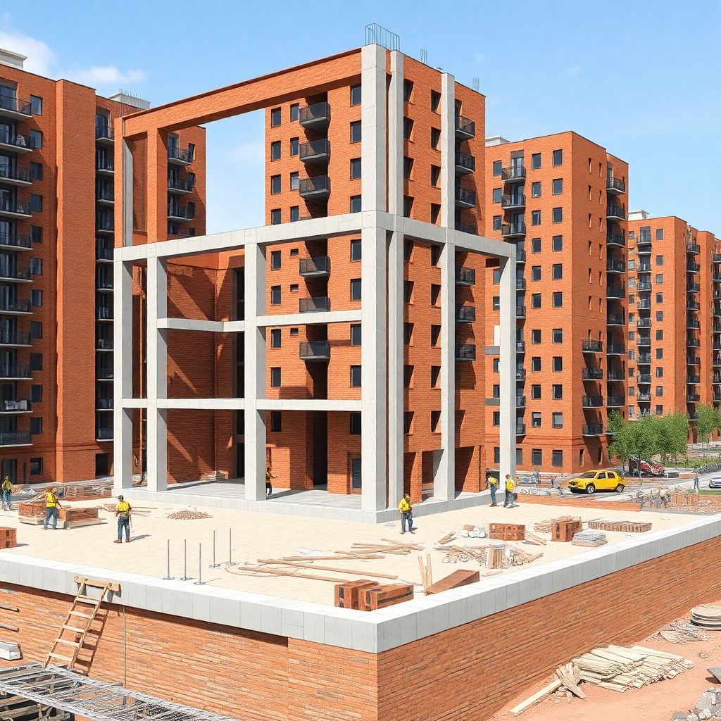 Монолитно-кирпичная технология возведения жилых зданий: тренды и нюансы