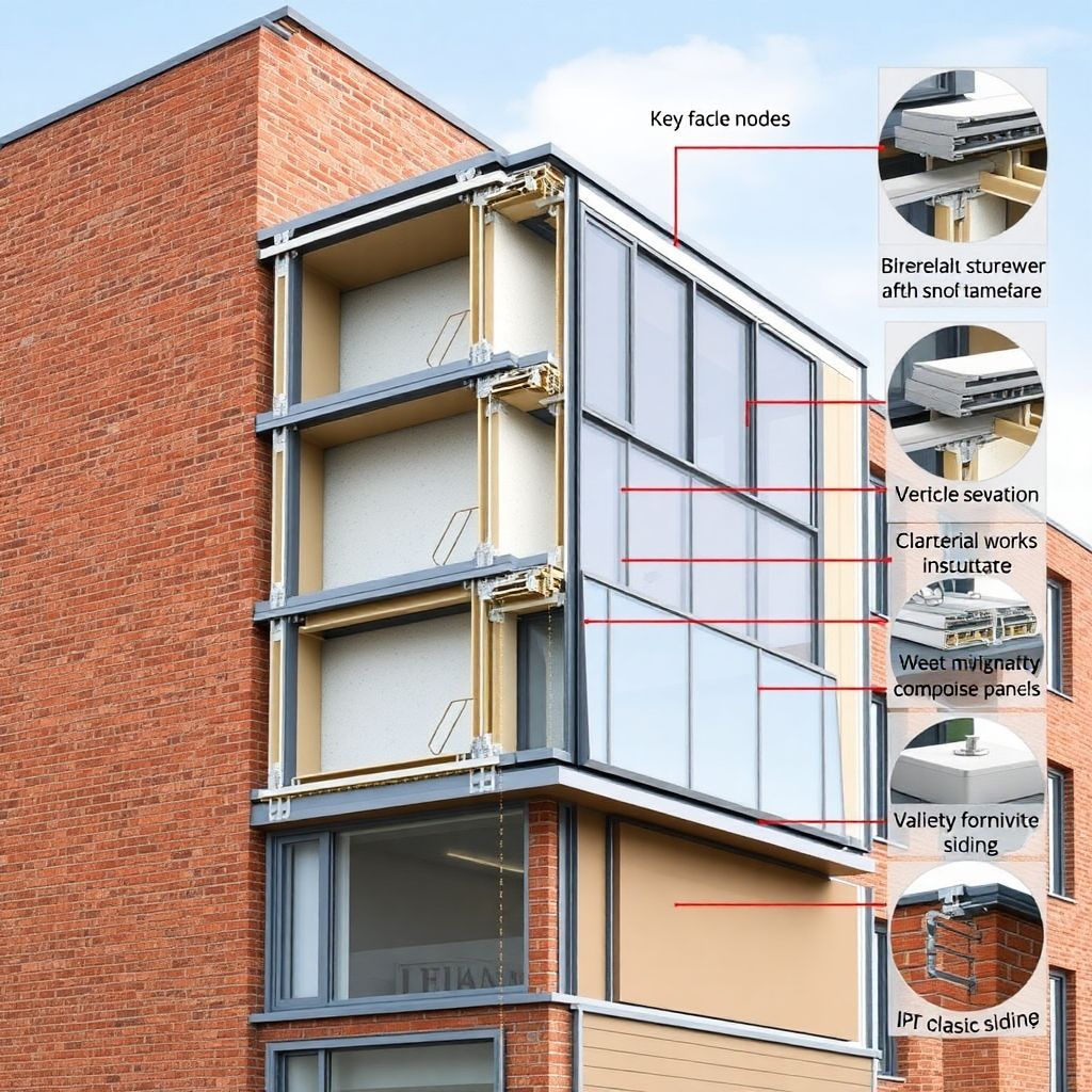 Современные узлы и детали фасадов: выбор материалов и практические рекомендации