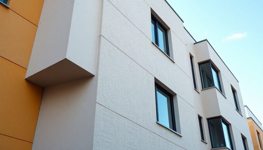 Фасадная штукатурка: современные композиции и декоративные решения - иллюстрация