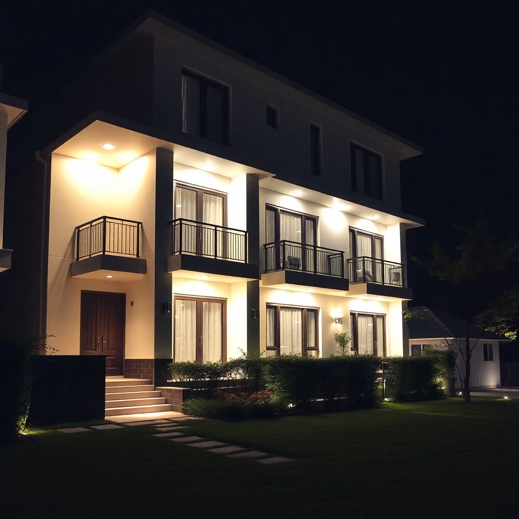 Световой дизайн фасадов жилых домов: современные тренды и ключевые требования