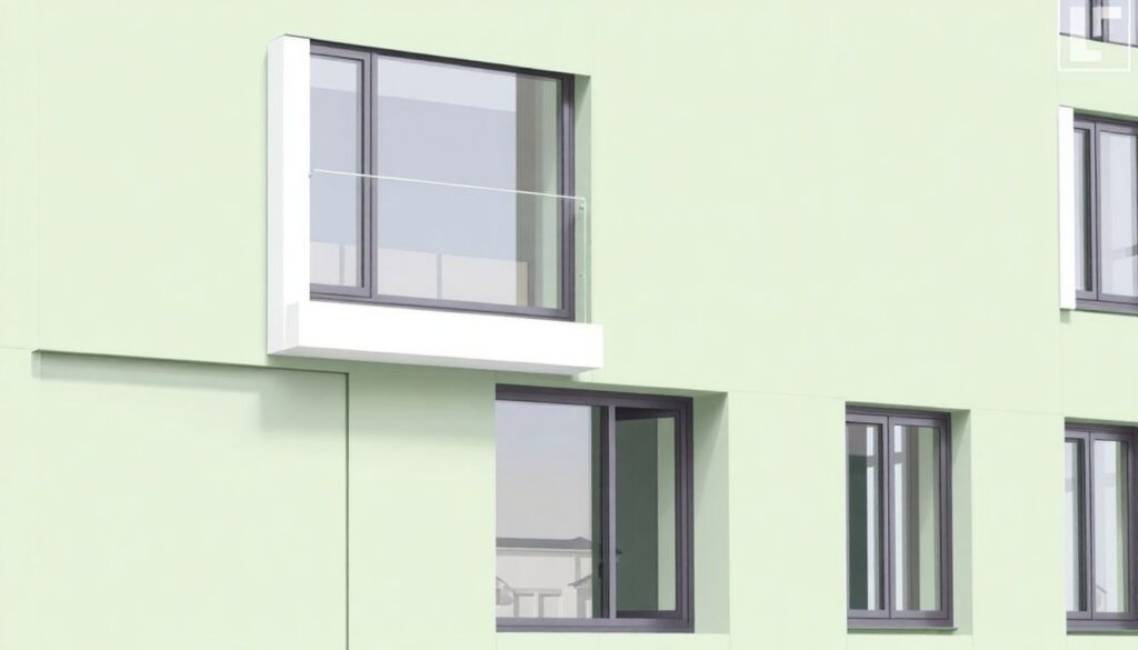 Использование алюминиевых систем в остеклении жилых домов - иллюстрация